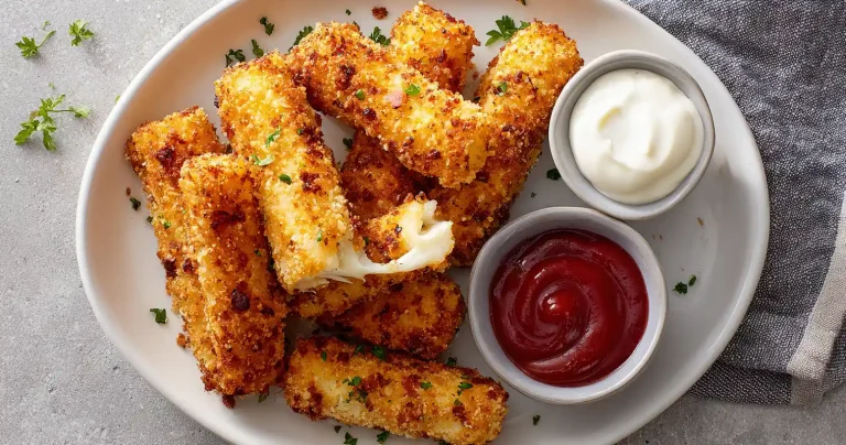 Mozzarellatikut airfryer – Sulava juusto ja rapea pinta ilman rasvaa Mozzarellatikut Airfryer