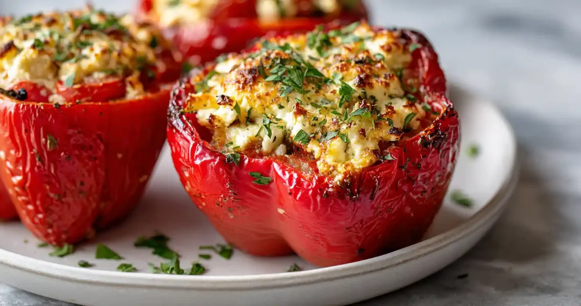 Airfryer Fetataytteiset Paprikat