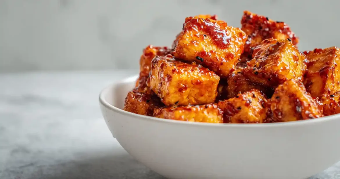 Bang bang -halloumi airfryerissa Bang Bang Halloumi Airfryer