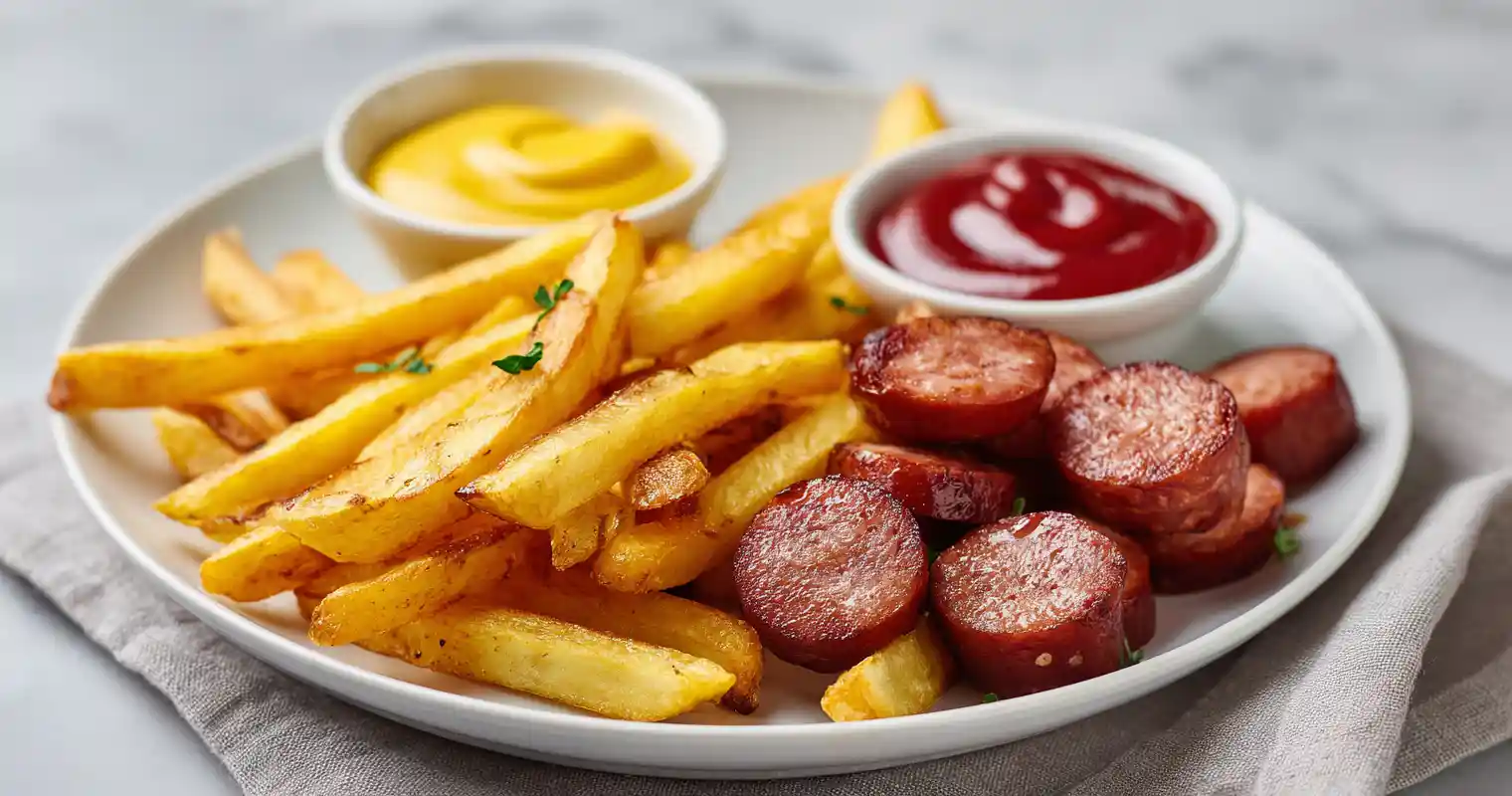 Makkaraperunat Airfryer