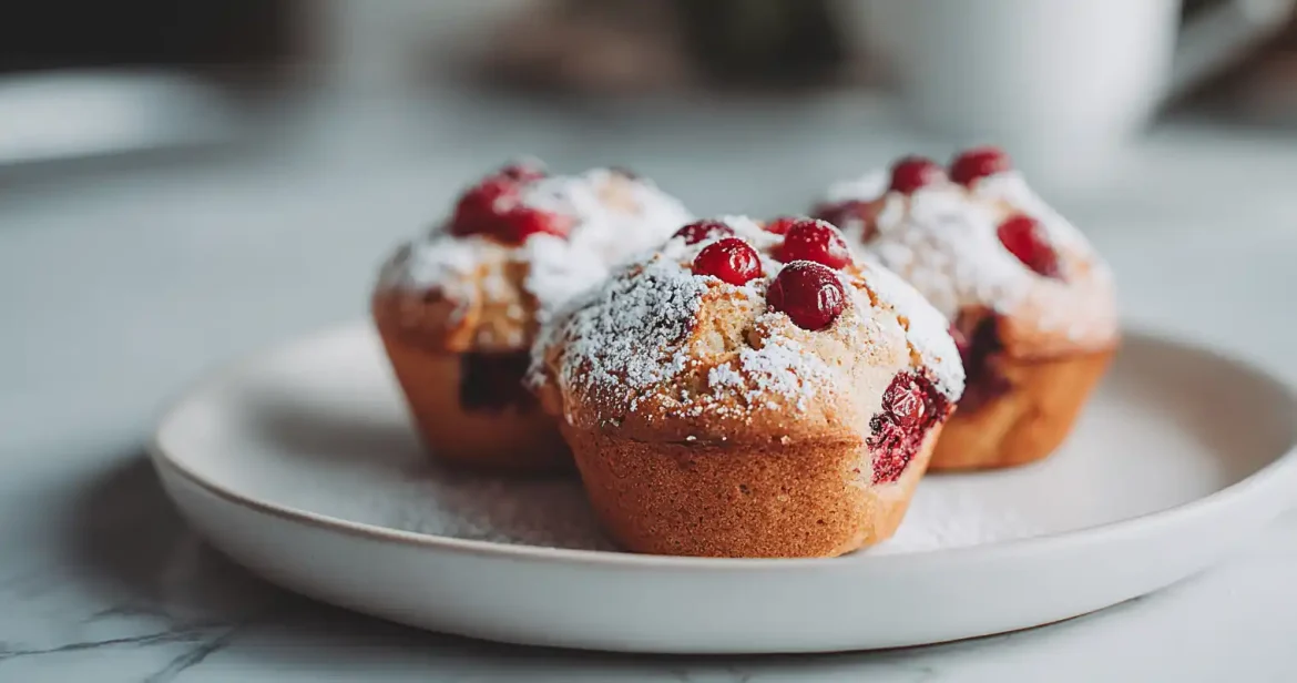 Puolukkamuffinit Airfryer