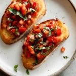 Tomaatti Basilika Bruschetta Airfryer Resepti