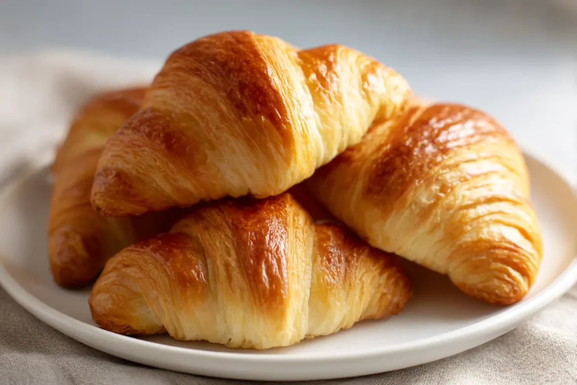 Suussa sulavat croissantit airfryerissa, täydellinen päällinen aamiaiselle.