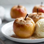 Irresistible airfryer glögi-omenat jälkiruokana, kypsennetty makeaksi ja mausteiseksi