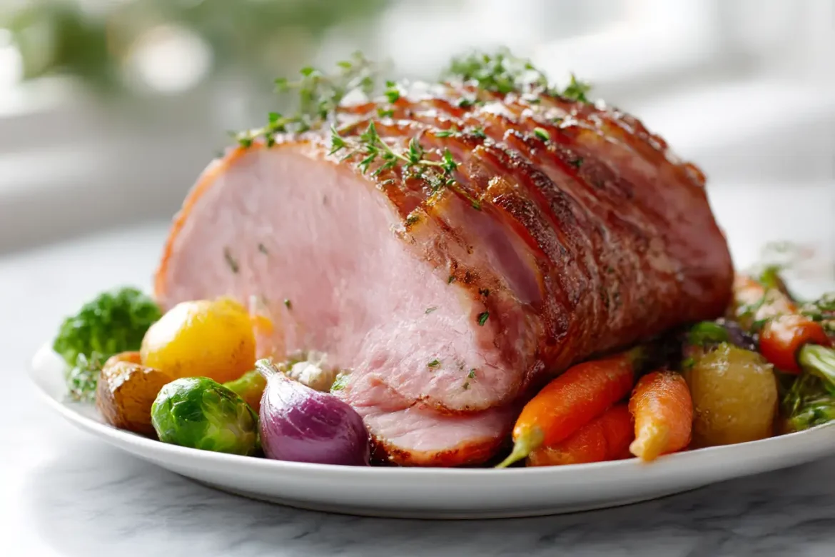 Kreemin makuista joulukinkkua airfryerissa, täydellinen lisuke joulupöytään