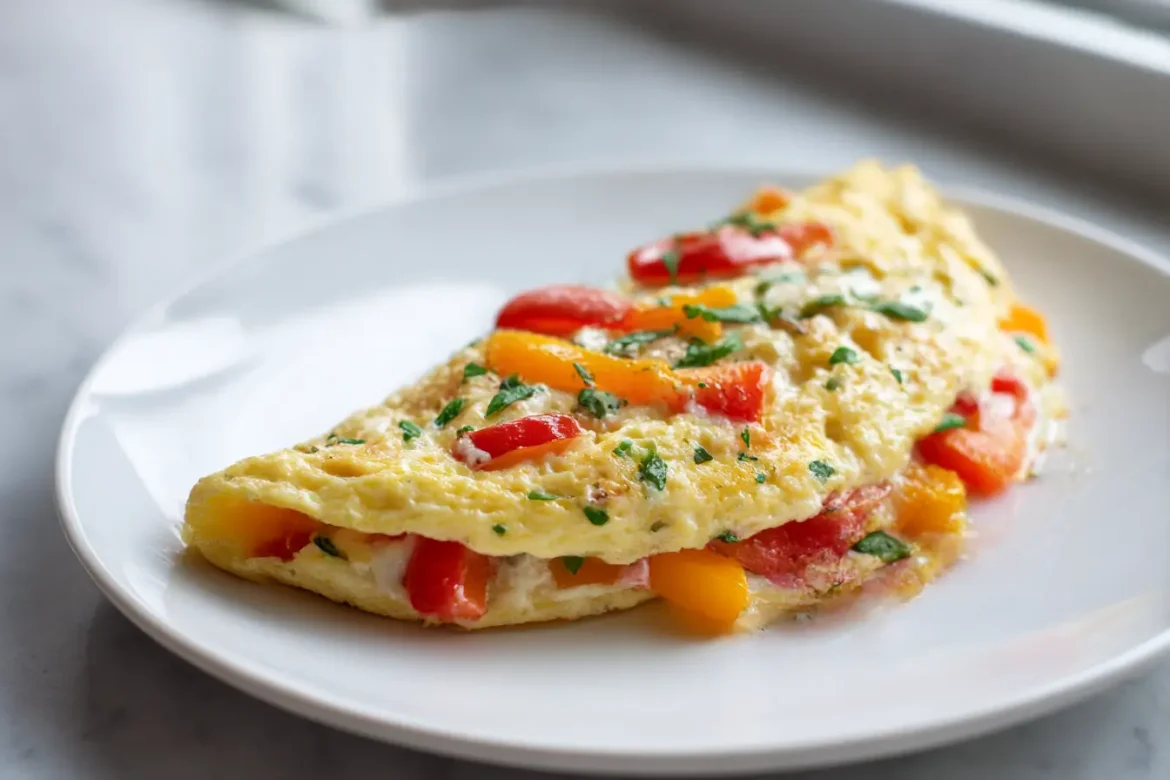 Kananmunakokkeli täytteillä airfryerissa, täydellisesti kypsennetty ja herkullinen