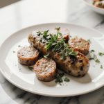 Airfryer kasvislenkkimakkara, herkullinen ja nopeasti valmistuva ruoka.