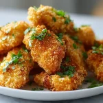 Leivitetty kana airfryerissa, rapea pinta ja mehevä sisus