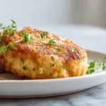 Ilman ylimääräistä rasvaa valmistettua perunasoseukkokakkua airfryerissa, herkullinen ja kermainen.