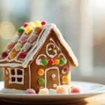 Airfryer piparkakkutalo, herkullisen koristeellinen ja maukas