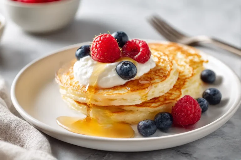 Maukas riisipuuro pannukakku airfryerissa, joka on täydellinen herkkupala.