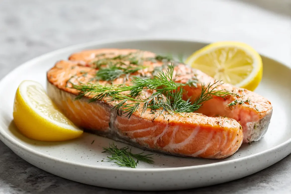 Savustettu lohipihvi airfryerissa, täydellinen maku ja mehevyys