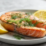 Savustettu lohipihvi airfryerissa, täydellinen maku ja mehevyys