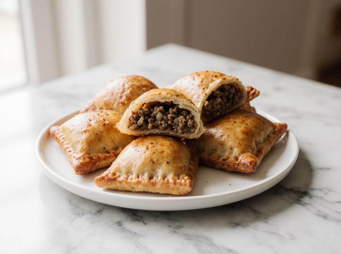 Lihapiirakka Airfryer Cookeossa, rapea ja maukas