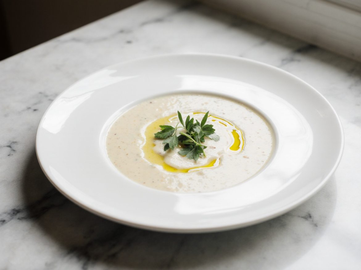 Piparjuurisosekeitto airfryer Cookeossa, herkullinen ja täyteläinen.