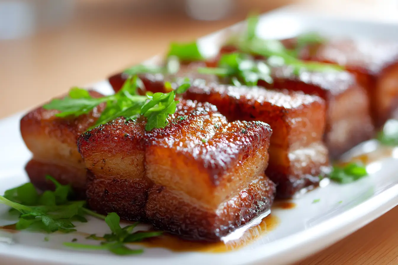 Rapeaa porsaan koipaa airfryerissa, kauniisti paistunut ja mehevän herkullinen