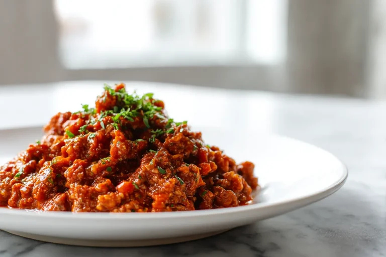 Maukas jauhelihakastike airfryerissa, täynnä makua ja nopeita valmistushetkiä