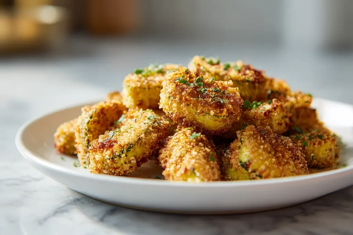 Rapeat kesäkurpitsanugetit airfryerissa, herkullinen ja usealle maistuva vaihtoehto.