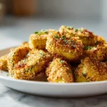 Rapeat kesäkurpitsanugetit airfryerissa, herkullinen ja usealle maistuva vaihtoehto.