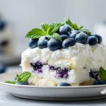 Taivaallinen mustikka-rahkaleivos airfryerissa, herkullinen ja mehukas