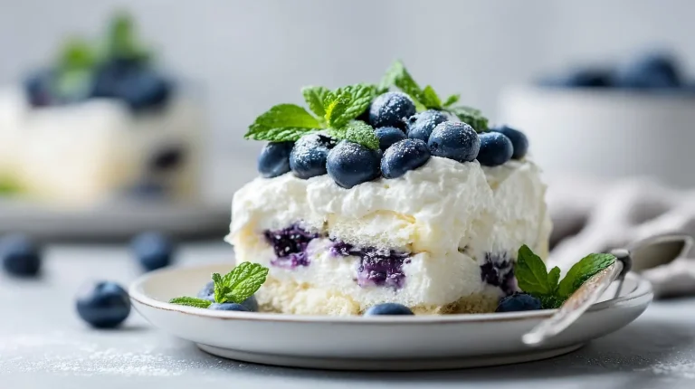 Taivaallinen mustikka-rahkaleivos airfryerissa, herkullinen ja mehukas