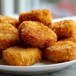 Herkkä ja rapea palsternakkanuggetit airfryerissa, täydellinen lisä jokaiseen ruokapöytään.