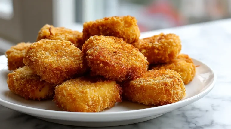 Herkkä ja rapea palsternakkanuggetit airfryerissa, täydellinen lisä jokaiseen ruokapöytään.