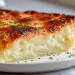 Ilmafriteerattu perunapiirakka, rapea ja täynnä makua.