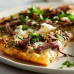 Airfryer perunarieska täytettynä porolla, herkullinen ja ravitseva vaihtoehto.