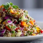 Nämä herkulliset quinoa-palat airfryerissa ovat täydellinen lisuke.