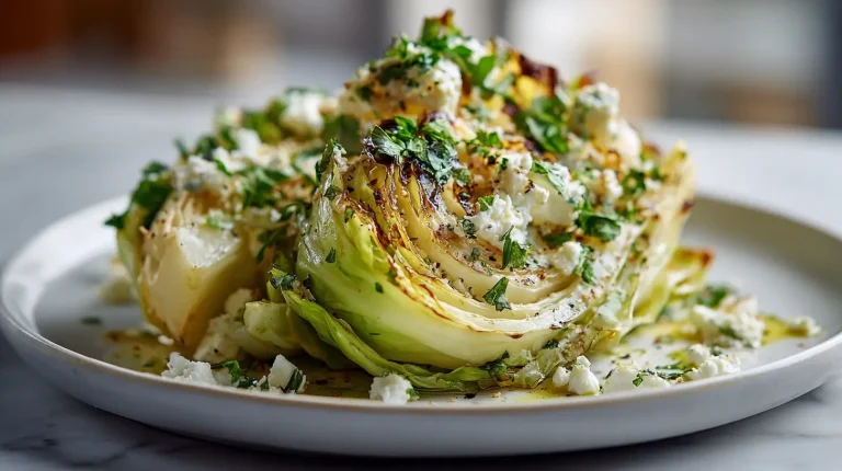 Herkkullinen talvikaali-fetaruoka airfryerissa, rapea pinta ja täyteläiset maut