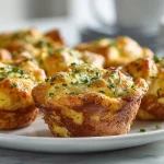 Kananmunamuffinit airfryerissa, täydellinen herkku aamupalalle tai välipalaksi.