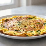 Herkkullinen kananmunapannari airfryerissa, kauniisti paistunut ja höyryävän lämmin