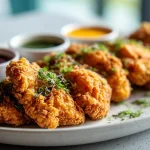 Rapeat kotikalapuikot airfryerissa, täydellinen herkku illanistujaisiin.