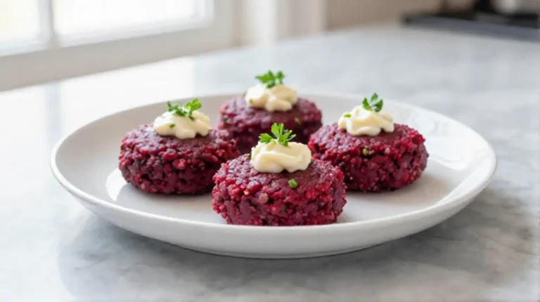 Maukkaita punajuuripihvejä airfryerissa, rapea pinta ja täydellinen maku