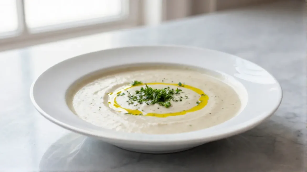 Ihana kaalikeitto airfryerissa, täynnä makua ja ravinteita.