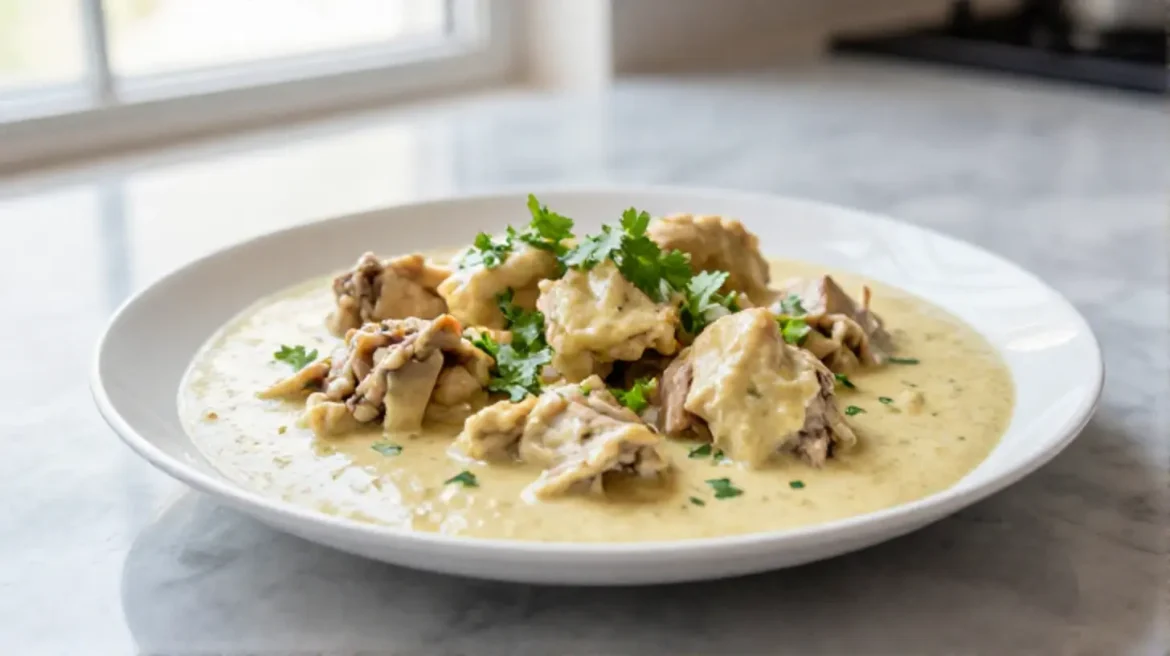 Maukas kana korma airfryerissa, täynnä makua ja väriä