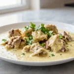 Maukas kana korma airfryerissa, täynnä makua ja väriä