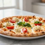 Kukkakaalipizza airfryerissa, rapea ja herkullinen täyte