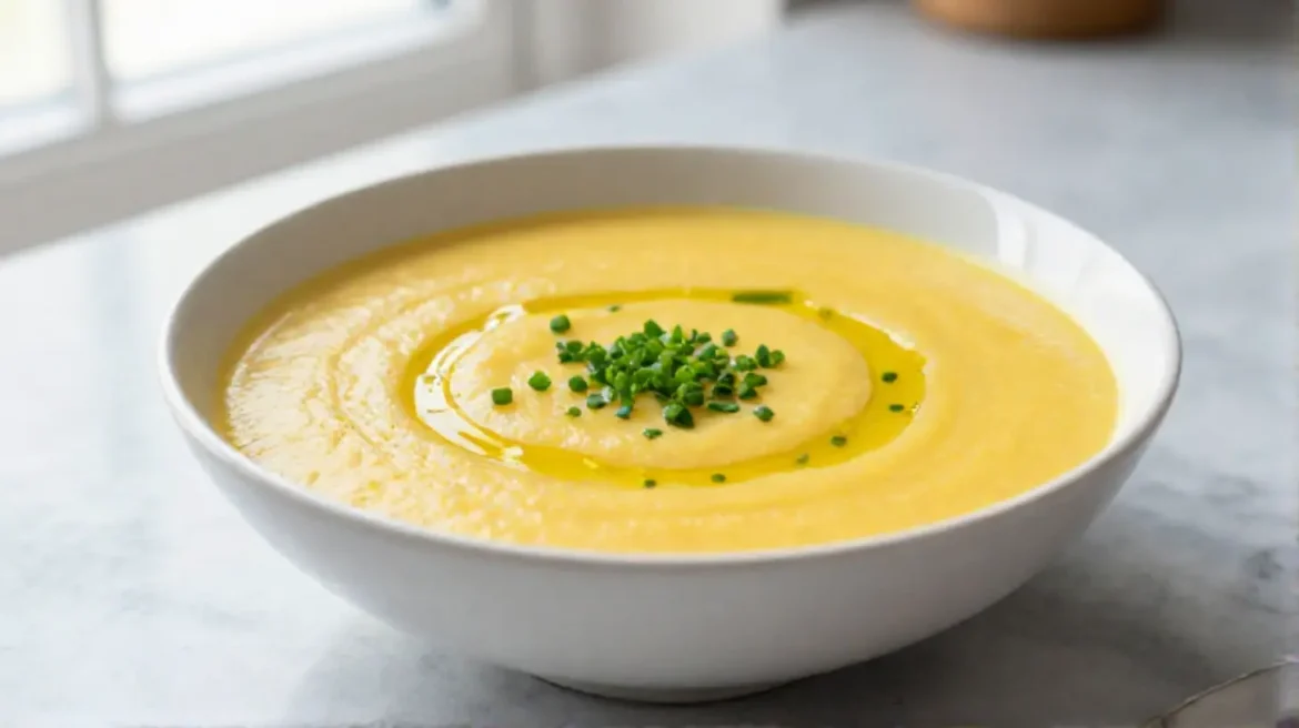 Herkkä parsakeitto airfryerissa, joka on täynnä makua ja väriä