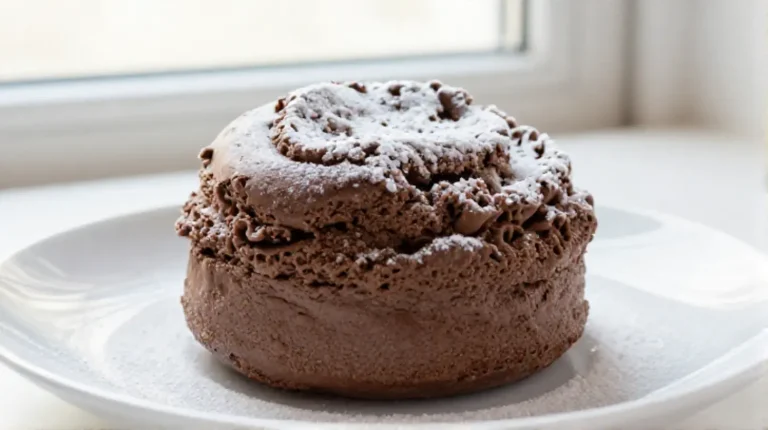 Suklaa soufflé airfryerissa, pehmeä täyte ja kaunis pinta