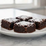 Mehevät browniet airfryerissa, täydellisen suklaiset ja yksi haukku riittää.