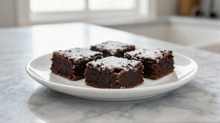 Mehevät browniet airfryerissa, täydellisen suklaiset ja yksi haukku riittää.