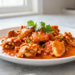 Voimakkaasti maustettu butter chicken airfryerissa, täynnä makua ja mehukkuutta