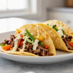 Tacos airfryerilla, rapea kuori ja täyteläistä makua