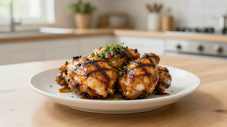 Mehevä Airfryer BBQ kanapannukakku, joka tuo kesän makuja keittiöösi.