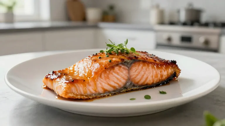 Airfryer maple salmon Herkullinen airfryer-lohi vaahterasiirapilla, täydellinen illallisvaihtoehto.