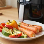 Rapeat airfryer-pavustetut vihannekset herkullisella maulla.